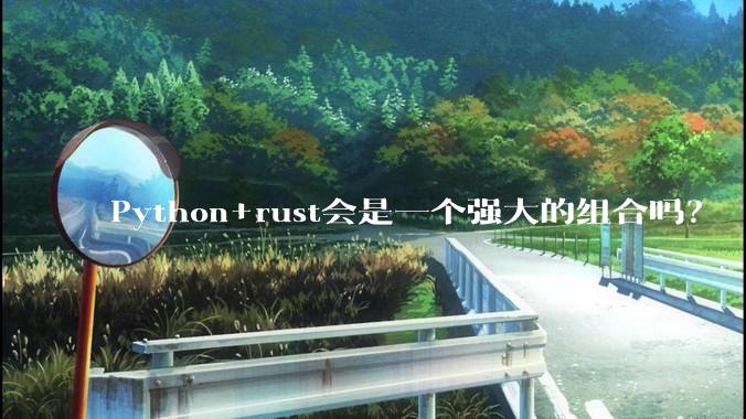 Python+rust会是一个强大的组合吗？